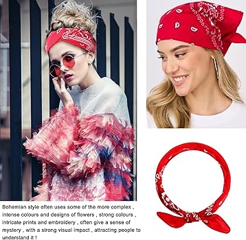 FUIPVGI 5 Stück Bandana Damen Herren, Halstücher für Herren, 55×55cm Halstuch Kopftuch Paisley Muster Headwear Haar Schal Ansatz Handgelenk Kopf Band Kopf Bindung Mode Accessoires (Rot FUIPVGI 5 Stück Bandana Damen Herren, Halstücher für Herren, 55×55cm Halstuch Kopftuch Paisley Muster Headwear Haar Schal Ansatz Handgelenk Kopf Band Kopf Bindung Mode Accessoires (Rot