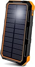 ToughTested Solar Power Bank 24000mAh, Fast Charging Portable Charger Ex...