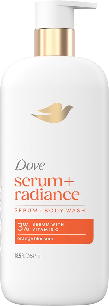 Serum+ Radiance Body Wash, 3% Serum with Vitamin C, 18.5 oz | For everyday shower care, Helps illuminate and refine skin, With 3% brightening serum