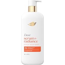 Dove Exfoliating Body Wash Glow Recharge Energizes &amp; illuminates skin 3% brightening serum with vitamin C 18.5 oz