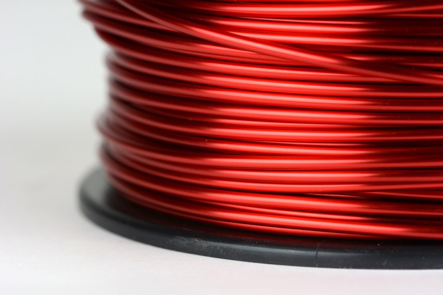 TEMCo 13 AWG Copper Magnet Wire - 1.5 lb 94 ft 155°C Magnetic Coil Red