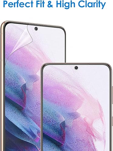 Miniatura 4 de JETech Protector de pantalla compatible con Samsung Galaxy S21+  S21 Plus 5G de 6.7 pulgadas, claridad HD, película de TPU flexible compatible con