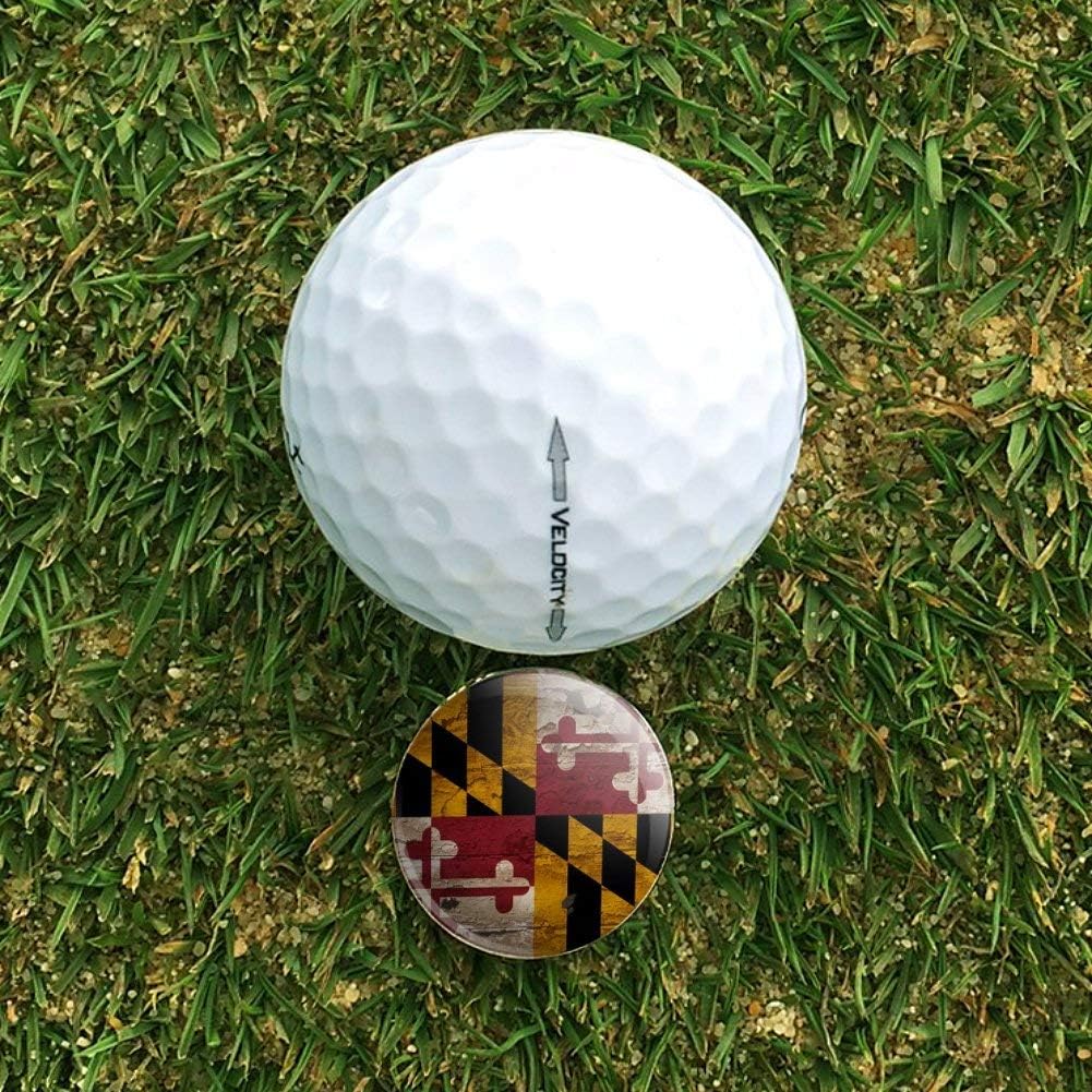 review GRAPHICS & MORE Rustic Distressed Maryland State Flag Golf Divot Repair Tool and Ball Marker