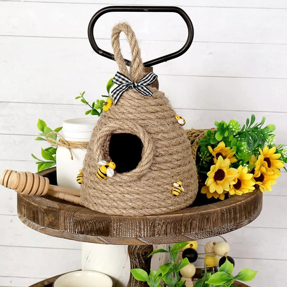 Décoration de ruche à suspendre pour décoration de fête sur le thème des abeilles pour ferme