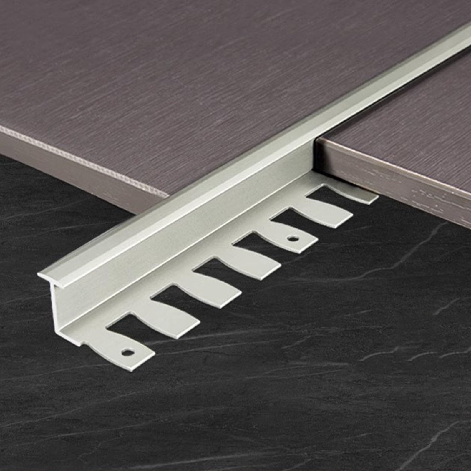 Tira Divisoria Plana For Suelos, Tiras De Transición De Aleación De Aluminio, Perfil De Transición De 0,9 M X 3 Piezas, Tira De Umbral De Puerta De Ancho For Molduras De Suelos Laminados(Matte Champag