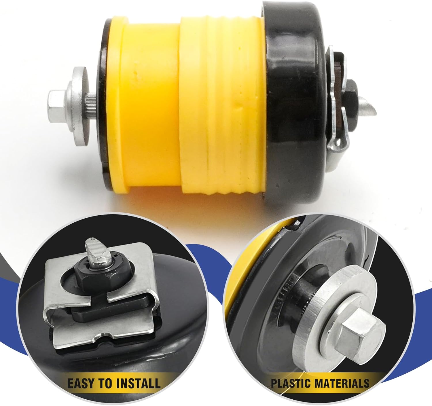 2 Pack 924-066 Center Rear Body Mount Replacement for Ford F-250 F-350 F-450 F-550 Truck 2008-2016 Crew Cab Super Duty, Replaces 7C3Z1000154AA 7C3Z1000154AB