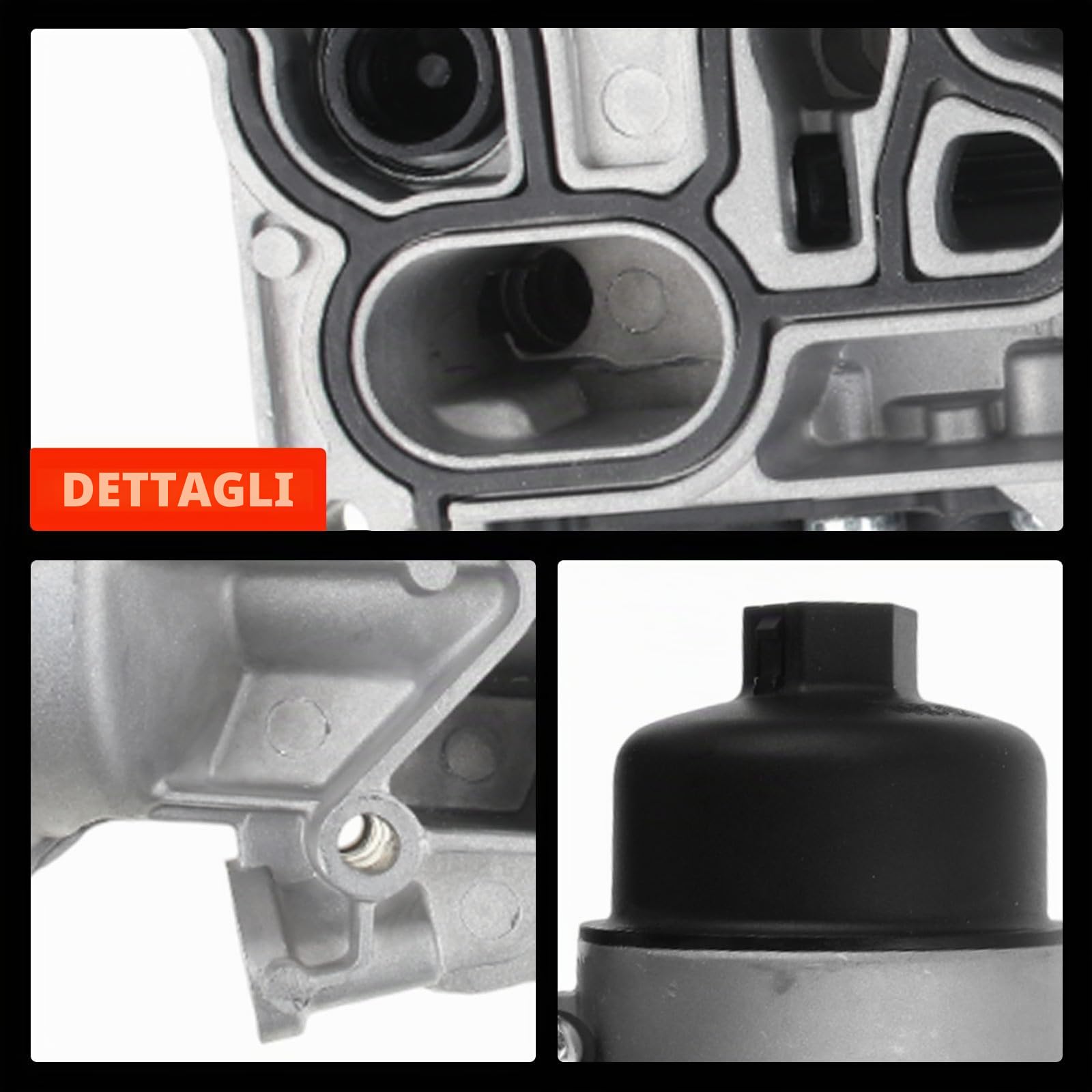 Frankberg Radiatore dell'olio olio motore raffreddato ad acqua V40602130 | Compatibile con: Idea 350, Aveo Hatchback T300, Doblo Box/MPV 223, Wagon R+ Hatchback MA, Ignis II MH, Doblo MPV 119 223