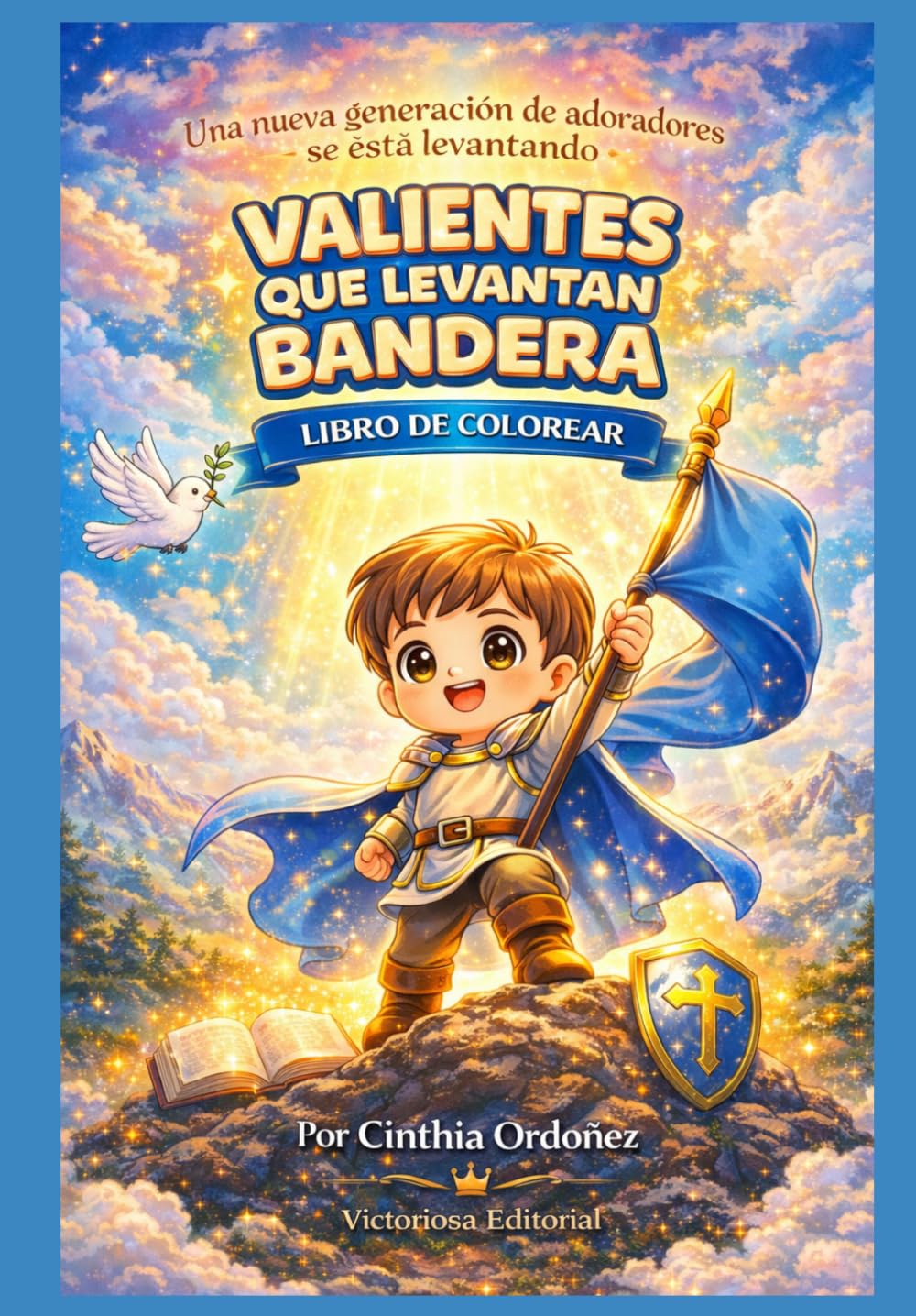 Valientes que levantan bandera: Libro de colorear para niños