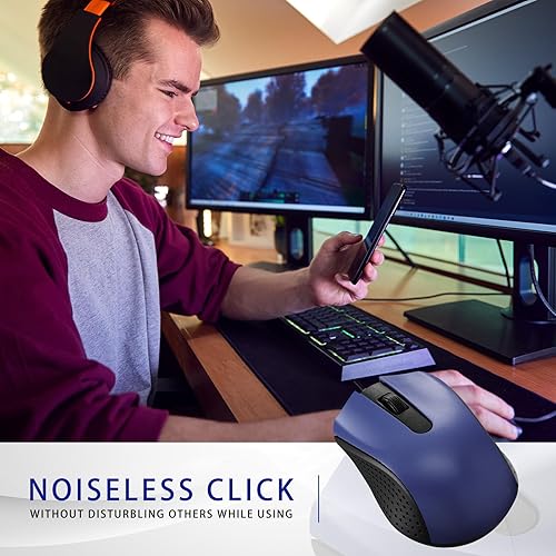 Miniatura 5 de Bonuci Paquete de 30 ratones USB con cable de 3 botones para computadora, mouse USB a granel para PC, computadora de escritorio, laptop, oficina,