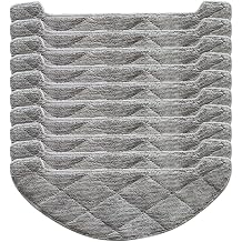 Mop Cloth Kit Fit For Coredy R750 Pro R758 Pro Robot Vacuum Cleaner, Washable Reusable Floor Cleaning Replacement Pads For Household Maintenance10 PACK