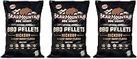 Vista 25 de Bear Mountain - Paquete de 2 pellets de madera para ahumador, parrilla y barbacoa, 20 libras, mezcla gourmet, pellets de madera dura de primera