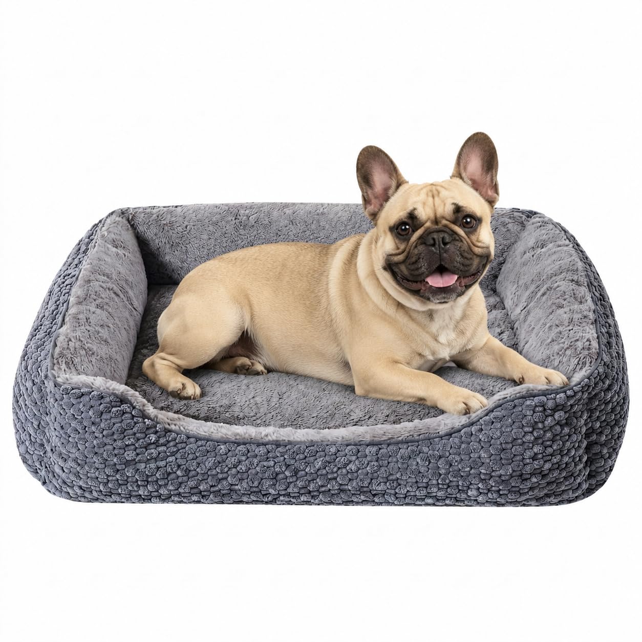 Lit pour chien de taille moyenne lavable pour éliminer odeurs et poils