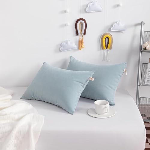 Miniatura 2 de NTBAY Tiny Pillows, alternativa al plumón de 7 x 11 pulgadas, mini almohadas de microfibra para viajes, mascotas, suaves lavables a máquina,