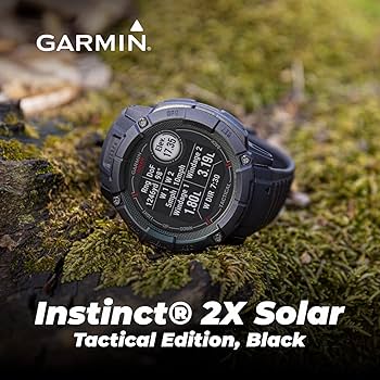 GARMIN INSTINCT 2X ブラック Instinct 2X Solar - Solar Smart Watch with LED Flashlight
