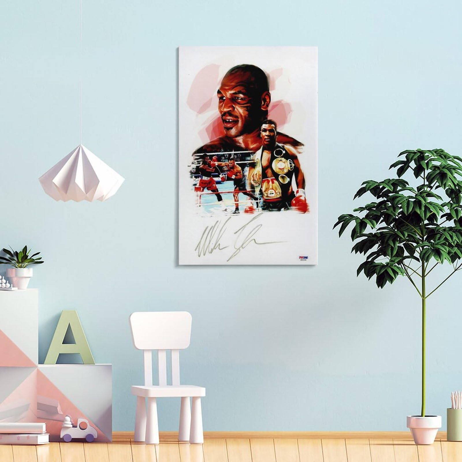 Amazon.co.jp: マイク・タイソンMike Tyson 試合アートポスター