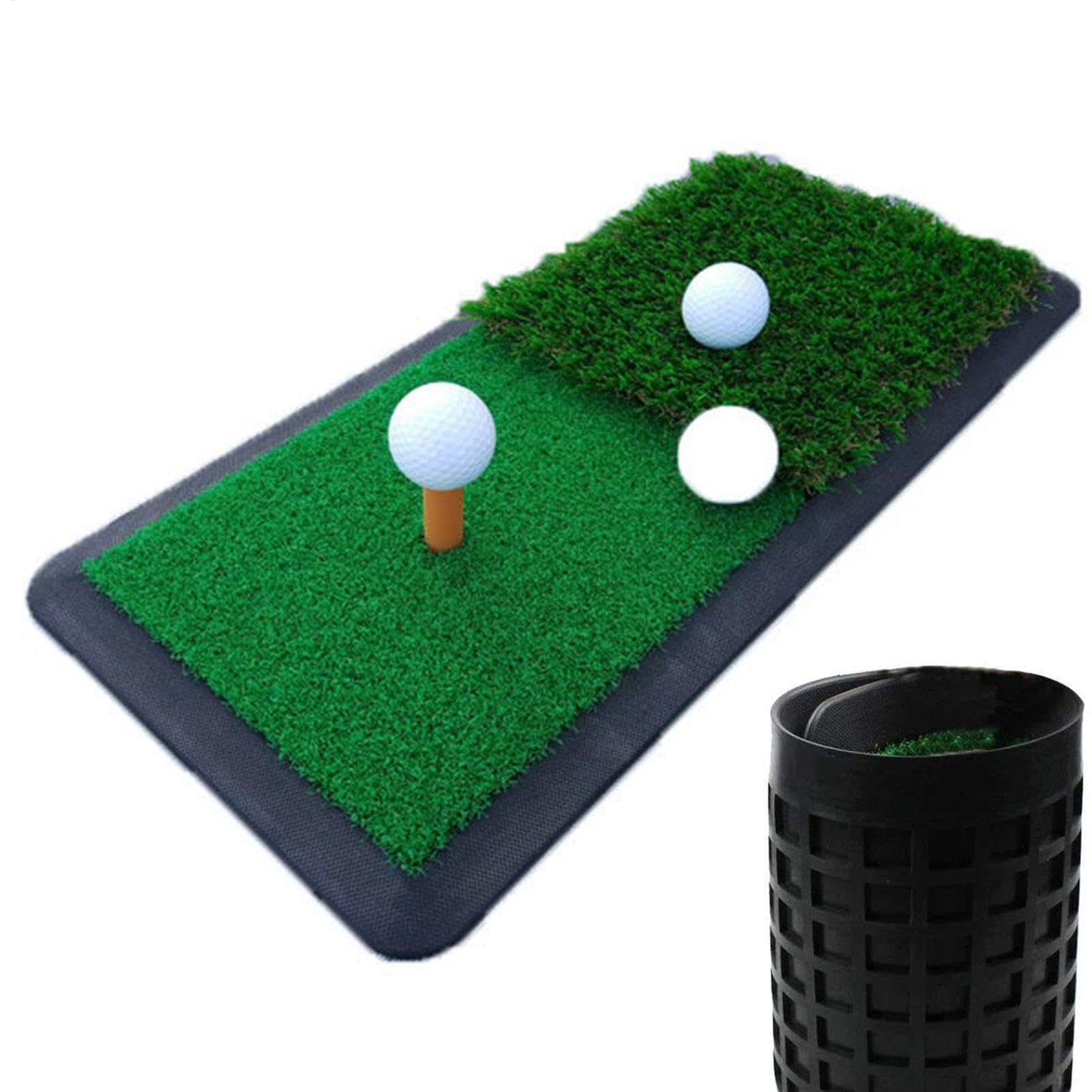 Alfombra de Entrenamiento de Golf para, alfombras de Golf | 7.87x19.29 Pulgadas Mat de práctica de astillado,Entrenamiento Swing & Chipping colocando Almohadilla de Entrenamiento de césped Artificial