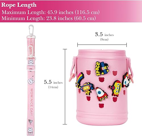 Miniatura 2 de Linkidea Soporte para botella de agua EVA compatible con YETI Rambler Jr. de 12 onzas, Hydro Flask boca ancha de 12 onzas, botellas de hierro Flask