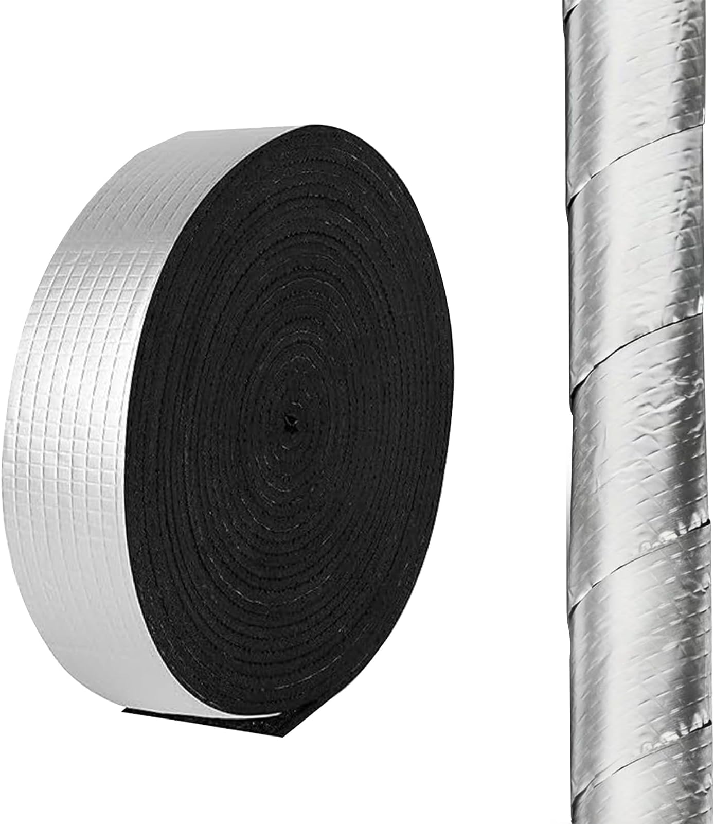 Pipe Insulation Foam - Flexible Sealing Heating Cooling Wrap | Water Pipe Insulation - for Doors Window Cold Weather Winter Air Conditioner Summer Outdoor Garage