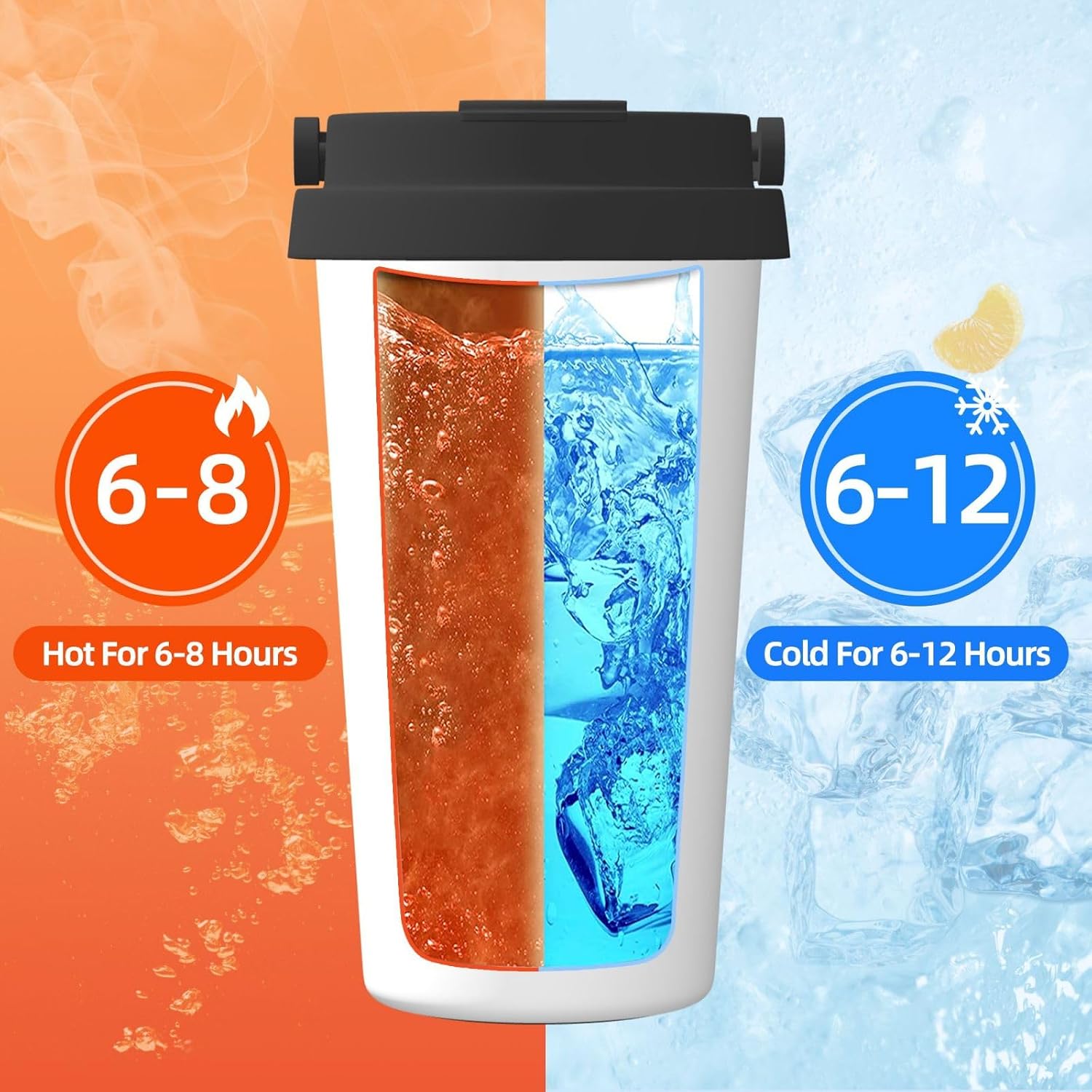 ピングー キャラクター ペンギン タンブラー マグカップ コーヒーカップ 水筒 魔法瓶 直飲み 真空断熱 保温保冷 蓋付き ステンレ