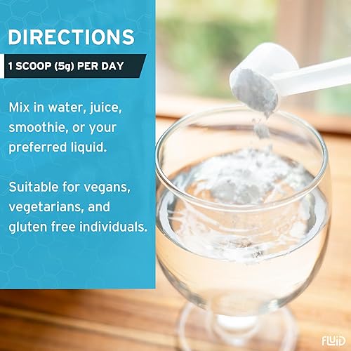 Miniatura 6 de Fluid Creatina - Certificado Informed Sport  Polvo de Monohidrato de Creatina Micronizada Ultra-Fin 100%  Sin Sabor  Porción de 5g  Paquete de 100