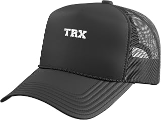 TRX Design for TRX Beginners/Modern, Distressed Font Trucker Hat with Adjustable Mesh Back