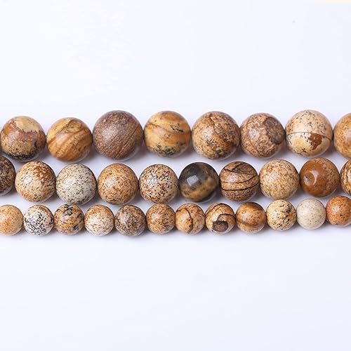 Miniatura 26 de Cuentas redondas sueltas de obsidiana negra de 0.236 pulgadas, cuentas de gemas naturales, cuentas de piedra energética de cristal para hacer joyas