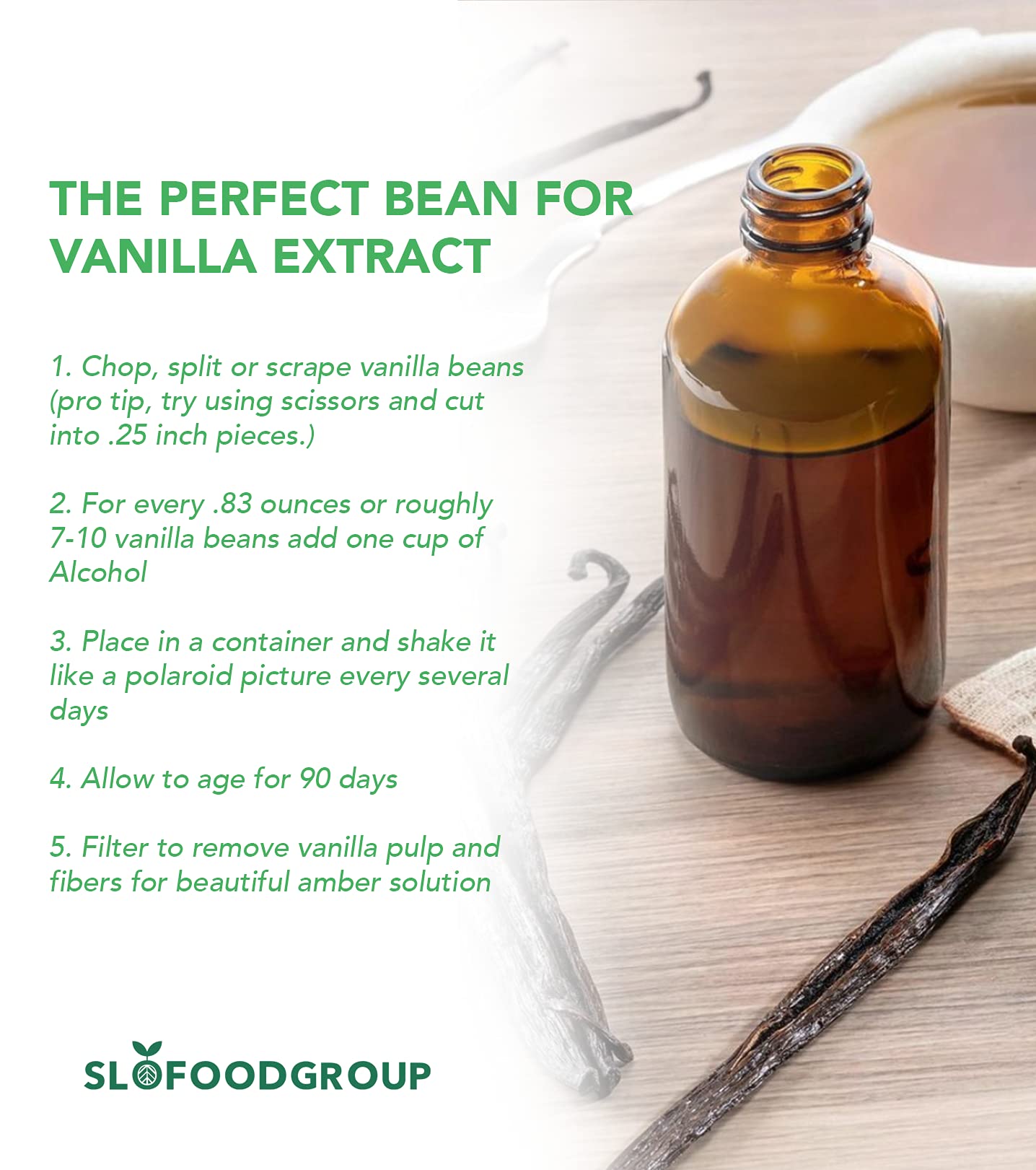 Slofoodgroup Madagascar Vanilla Beans Extract Grade B Vanilla Pods
