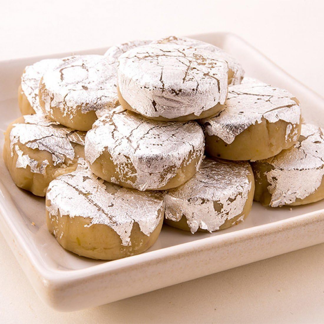 Hameedi Confectioners (Hyderabad) Badam Ki Ashrafi Indian Sweet - 200 gm