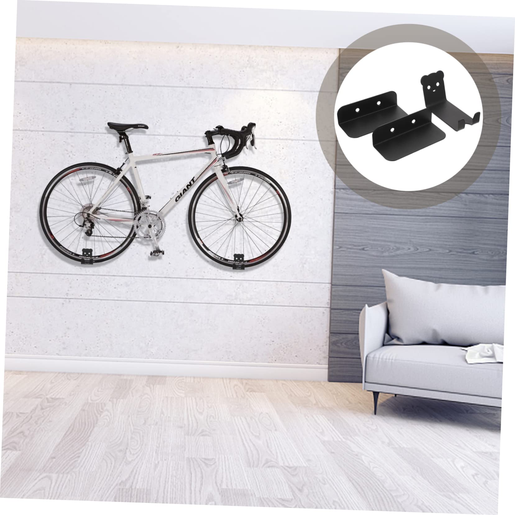 Fahrrad Wandhalterung Aus Robustem Platzsparender Pedal-haken Für Fahrräder Einfaches Aufhängen Im Garage Stabile Kratzfreie Fahrrad-aufbewahrung
