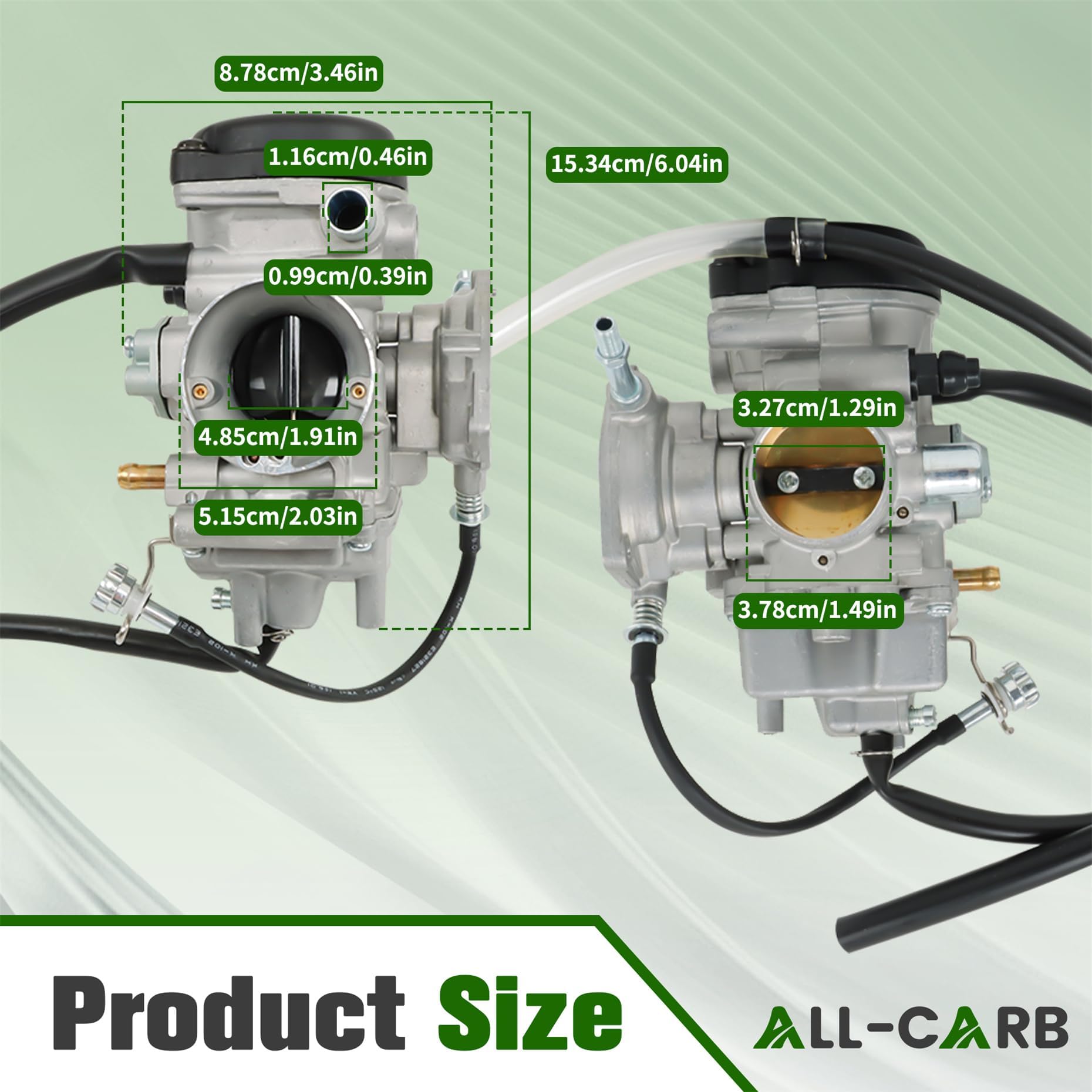 Carburateur Compatible Yamaha Bruin 250 350 Big Bear 400 Wolverine Kodiak Grizzly - Ewillownm