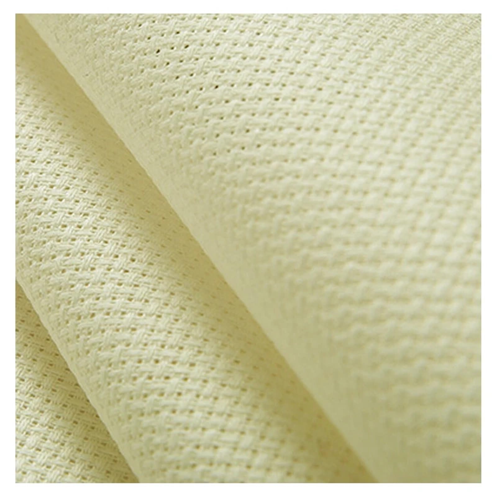 Embroidery Fabric, Cross Stitch Canvas, Beige, 11CT /14CT/ 16CT /18CT 100x150cm(16CT 100x150cm)