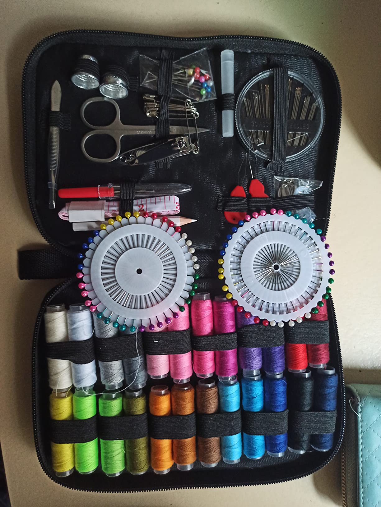 MARQUEEN Grande kit da cucito professionale, 200 accessori da cucito di