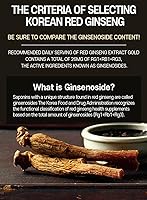 Vista 5 de SAMSIDAE Extracto de ginseng rojo coreano oro 3.53 oz, concentrado puro 100% de ginseng rojo coreano de 6 años. Cultivado en Corea. Apoyo