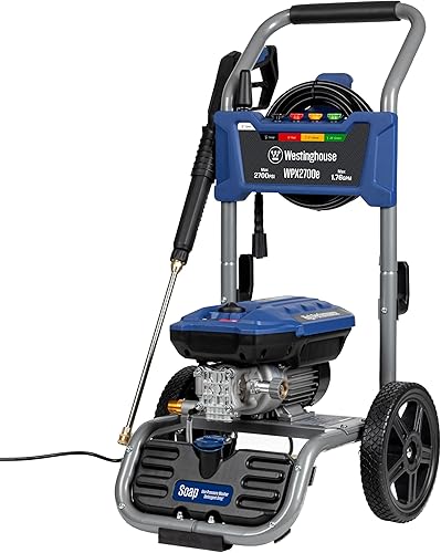 Miniatura 9 de Westinghouse WPX2700e Electric Pressure Washer, 2700 PSI and 1.76 Max GPM, Induction Motor, Onboard Soap Tank, Spray Gun and Wand, 5 Nozzle Set, for