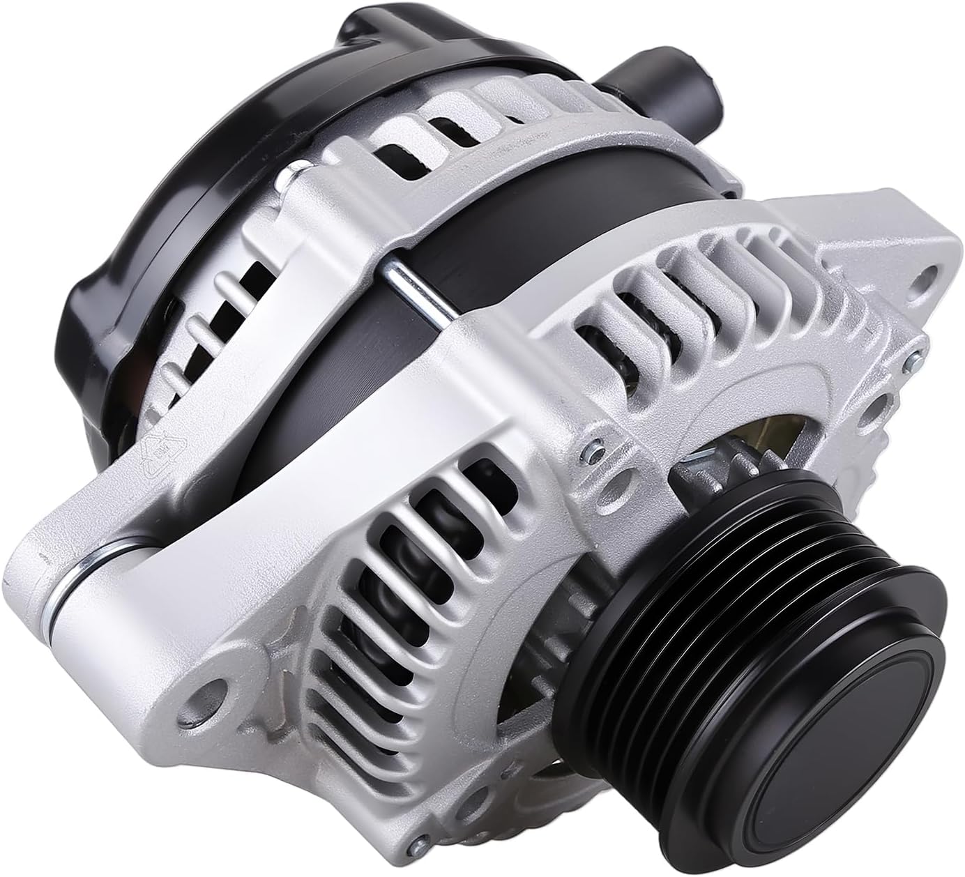 11573N New Alternator Compatible with 2011 2012 2013 for Honda Odyssey V6 3.5L, 2012-2015 for Pilot, 2012-2014 for Ridgeline, 130Amp 6-Groove Pulley Alternators 104210-1240 31100-RV0-A01 9764219-124