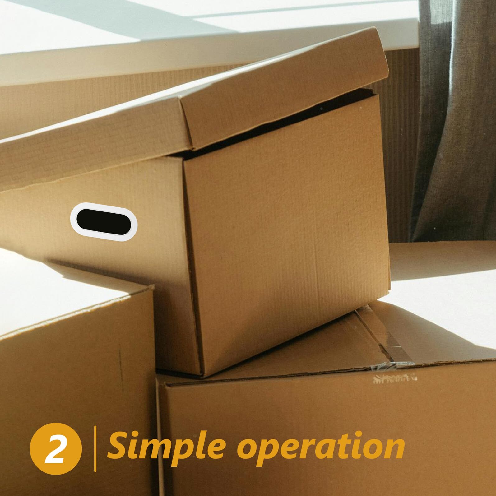 Hohopeti 50 Pezzi Maniglie in Plastica per Scatole di Cartone Ondulato Maniglie di Ricambio per Trasporto e Spedizioni Accessori per Imballaggio e Sollevamento per Scatole da Stoccaggio