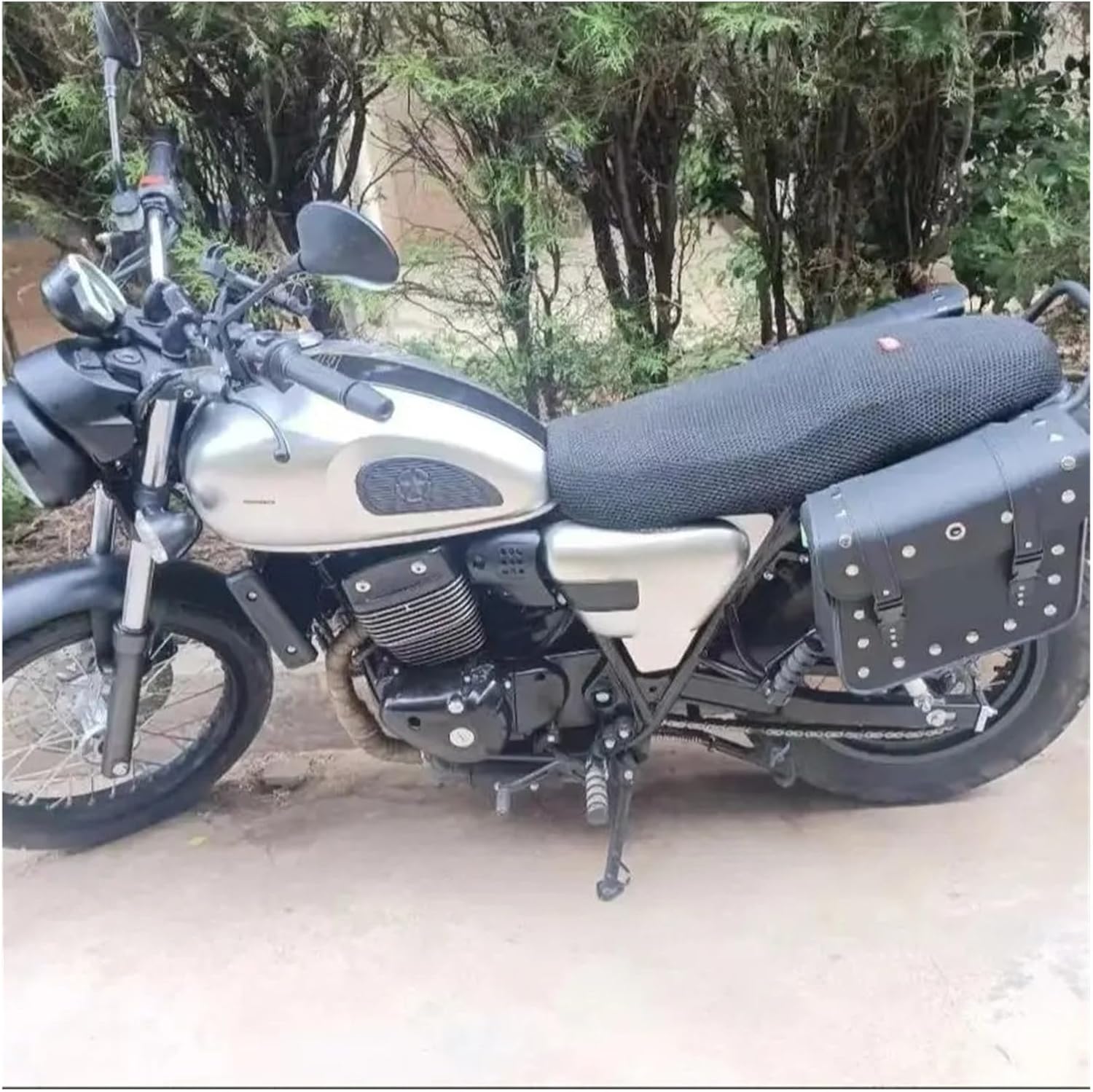 Motorcycle Tank Sticker Universal 3D Motorcycle Gas Tank Rubber Sticker Knee Anti-Skid Pad Fuel Protect Decal for H&ON&DA for YA&MAHA for Ha&rley for Cafe.