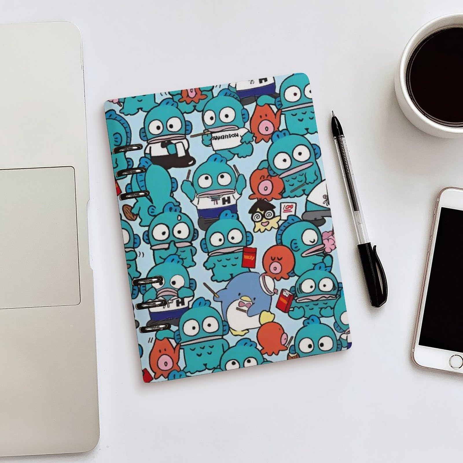 Amazon | ハンギョドン バインダーノート 日記帳 システム手帳 横罫