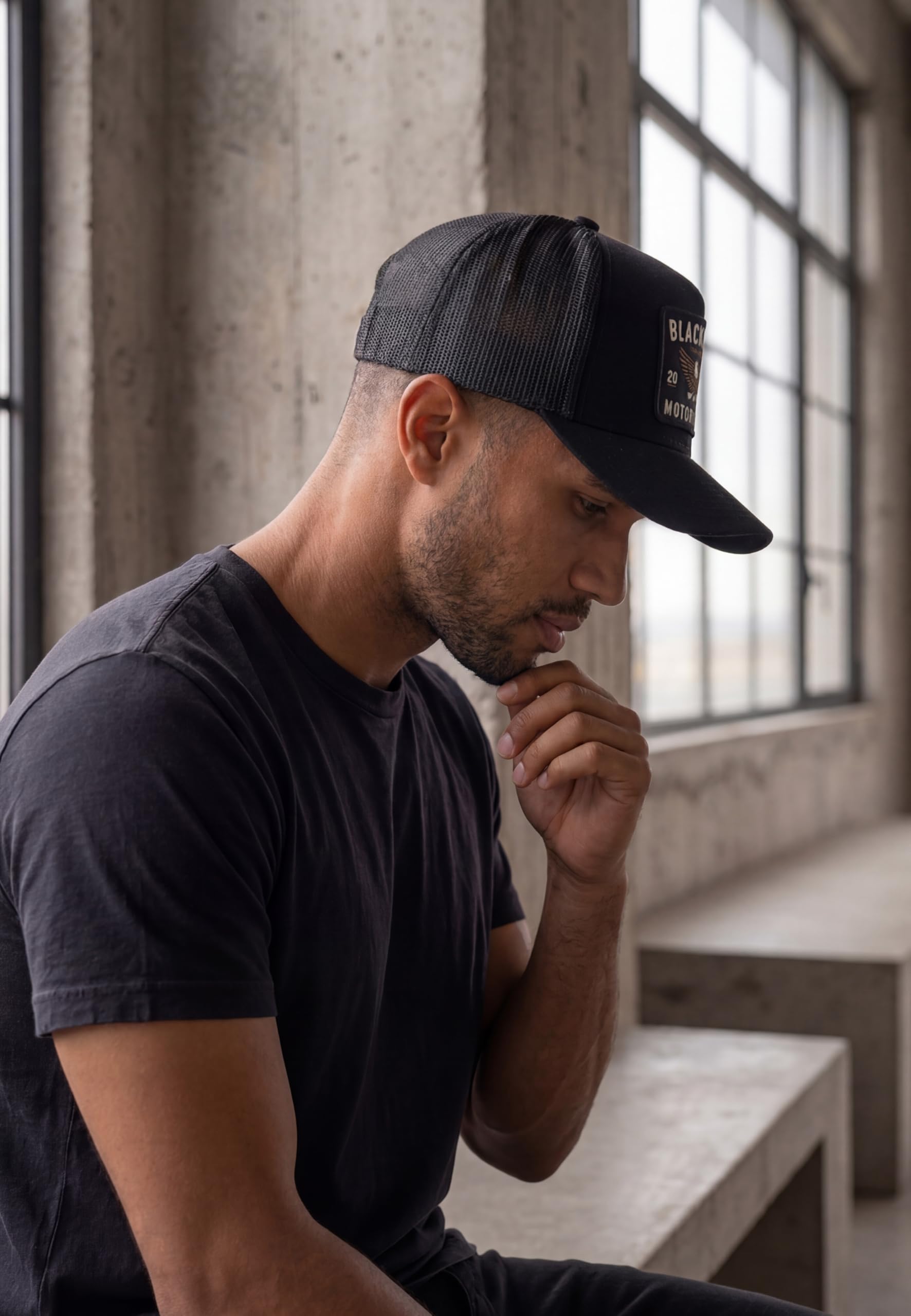 Blackskies® Trucker Baseball Cap Kollektion | Herren Damen Premium Snapback Schirm Mütze Kappe Basecap - Männer Frauen Unisex Streetwear Outdoor Sommer Freizeit