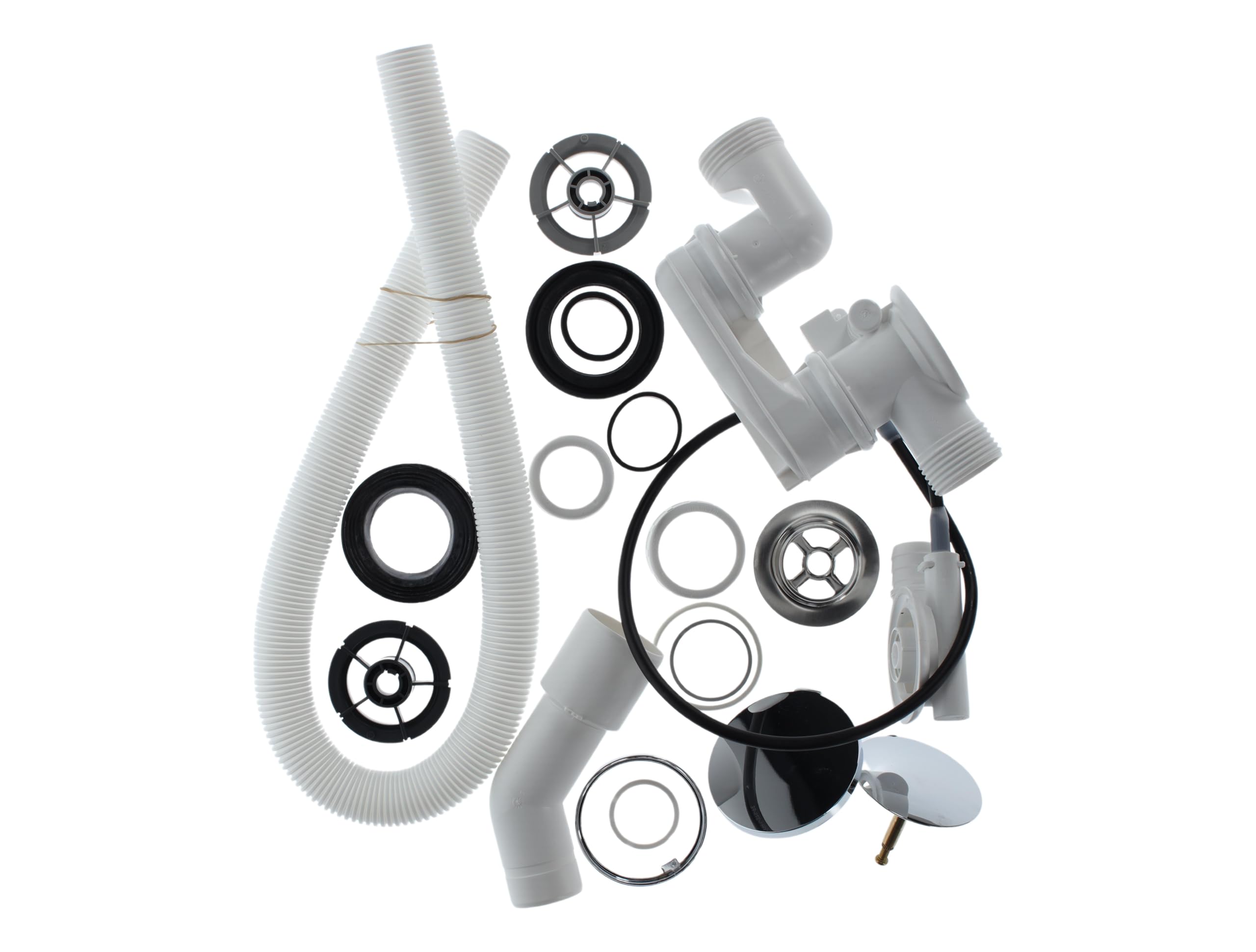 Villeroy & Boch Drain and Overflow Set, Bath Waste and Overflow Set, Set consisting of Base Cabinet and Finishing Set, Bathroom Accessories