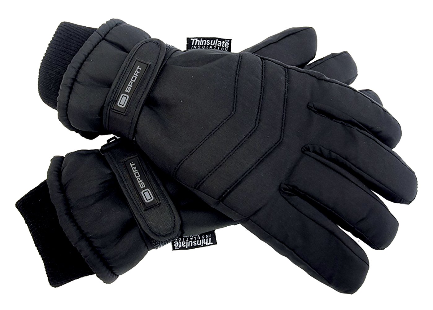 Mens Padded Thinsulate Gloves Thermal Lined Ski Gloves Motorbike Outdoor M/L