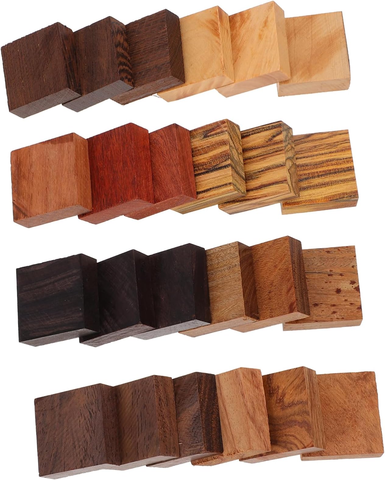 24pcs Ring Wood stabilized wood ring blanks Rings Wood