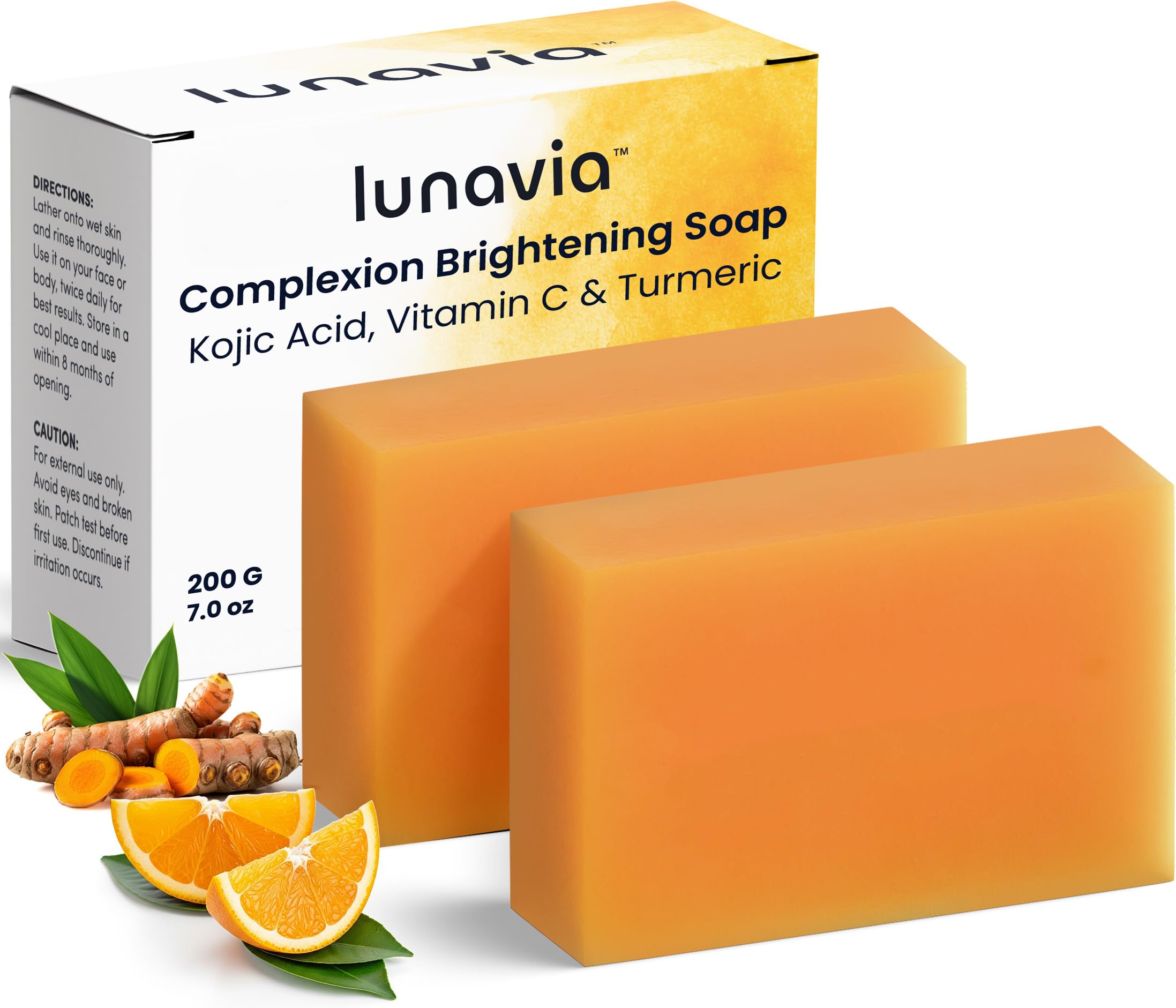Amazon.com : lunavia Kojic Acid Complexion Brightening Soap Bar