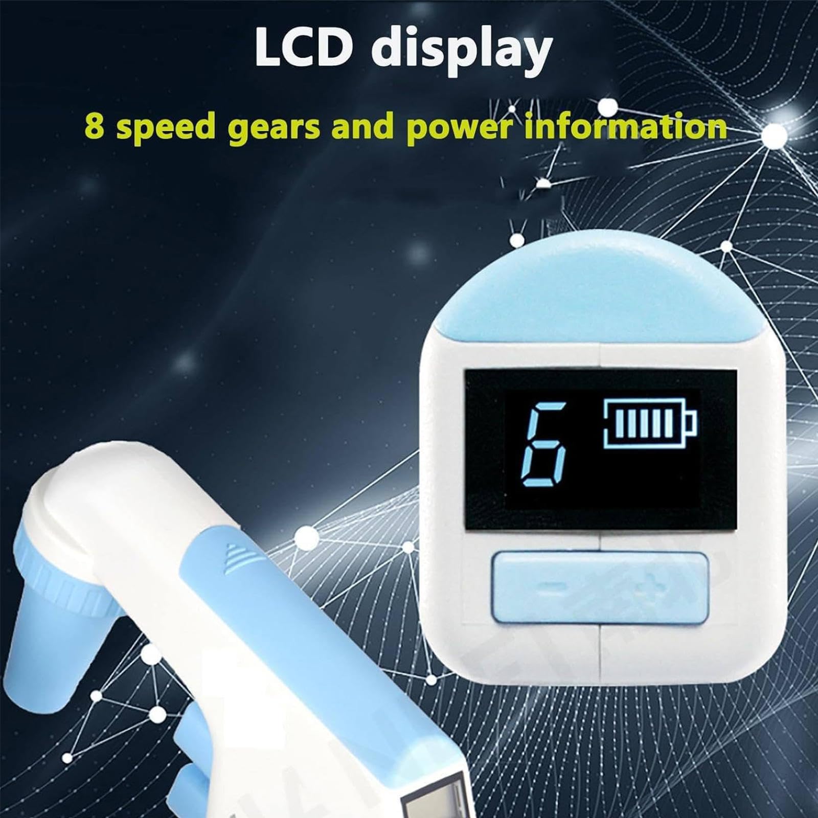 Controlador de Pipeta Eléctrico, Pipeta Automática Digital de 0,1-100 Ml, 8 Velocidades Ajustables, Filtro de 0,45 Um, Controlador de Pipeta para Biología, Química, Laboratorio
