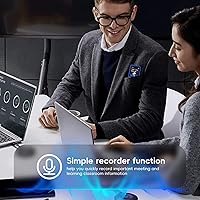 Vista 6 de Reproductor MP3 de 64GB con Bluetooth, Reproductor MP3 Portátil HiFi de Sonido Sin Pérdidas con Bluetooth con Altavoz, Grabadora de Voz, Azul