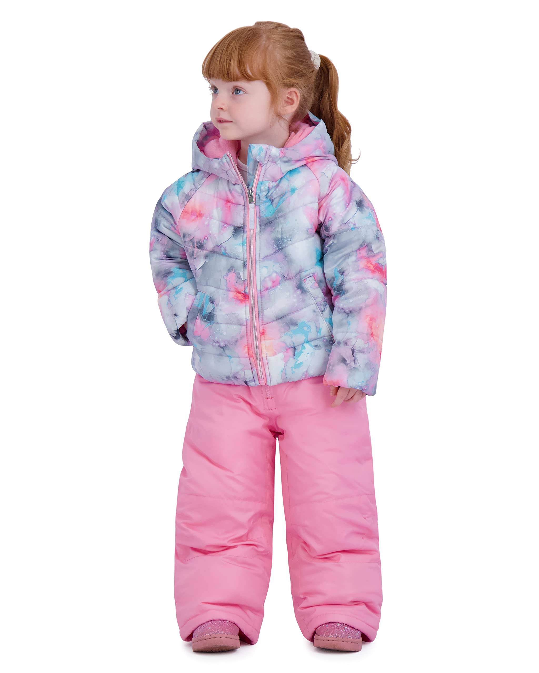 Rothschild Girls' Ski Jacket and Snowbib Snowsuit Set
