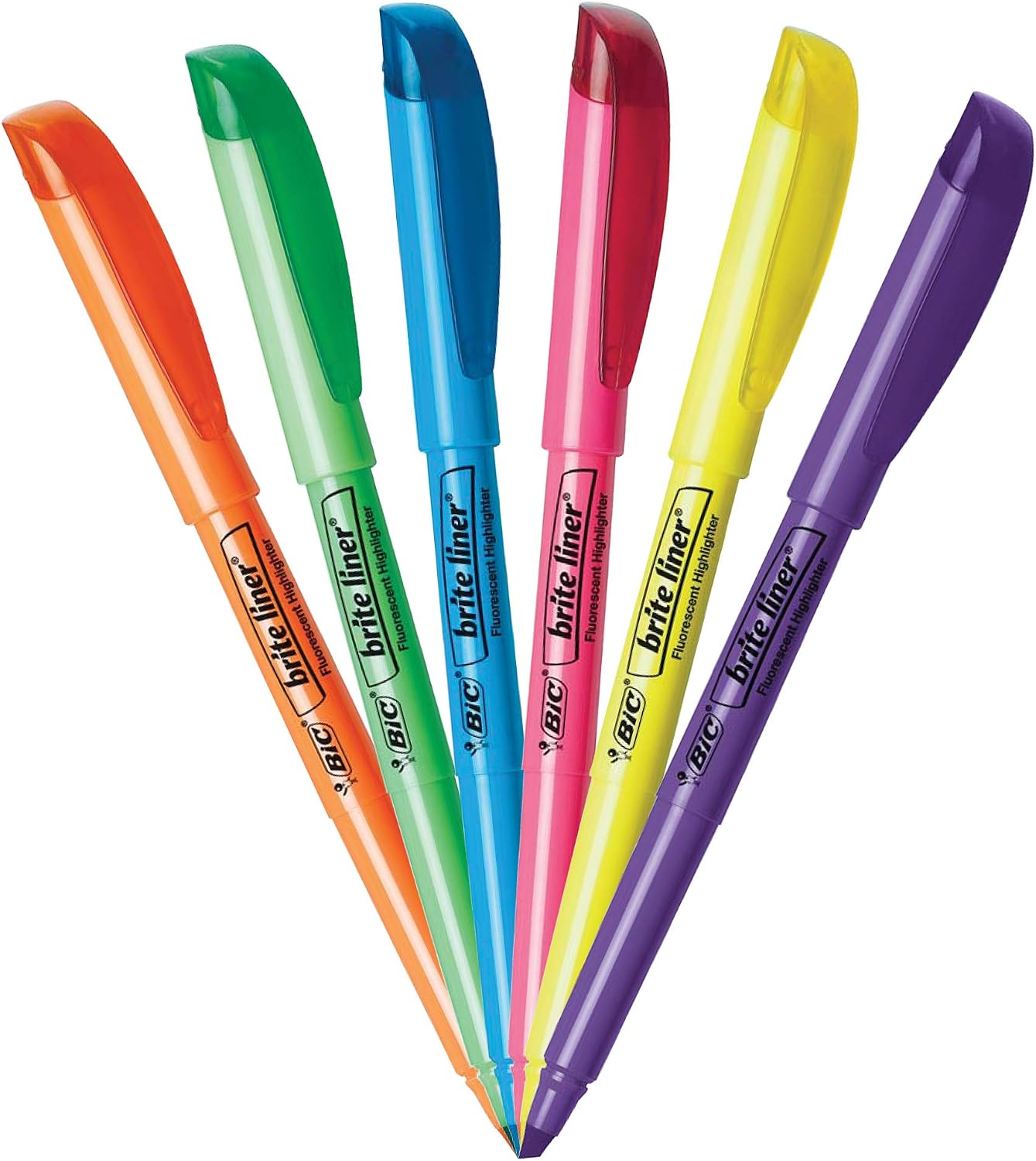 BIC Brite Liner Highlighter, Chisel Tip Orange 12 Count (Pack of 1)
