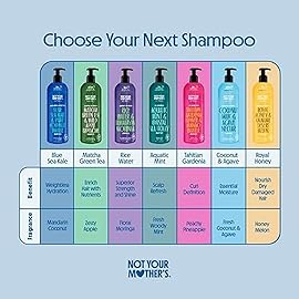 Not Your Mother\'s Naturals Superior Strength Shampoo & Conditioner Set - 15.2 fl oz - Sulfate-Free Hair Products - Rice Water & Himalayan Moringa