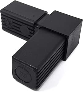 Tappi Per Tubi Quadrati 25x25mm - Con Filettatura M10, Polietilene, Altezza 35mm, Confezione Da 10 Pezzi - Foto 13