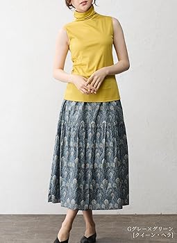 Amazon.co.jp: [SPAN] 922 日本製 Liberty リバティ フレアスカート